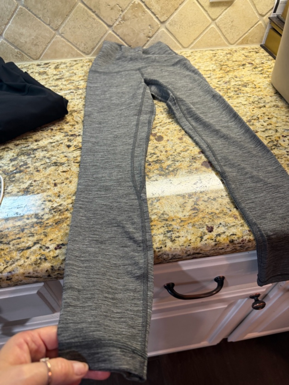 Lululemon Heather Gray Athletic Leggings